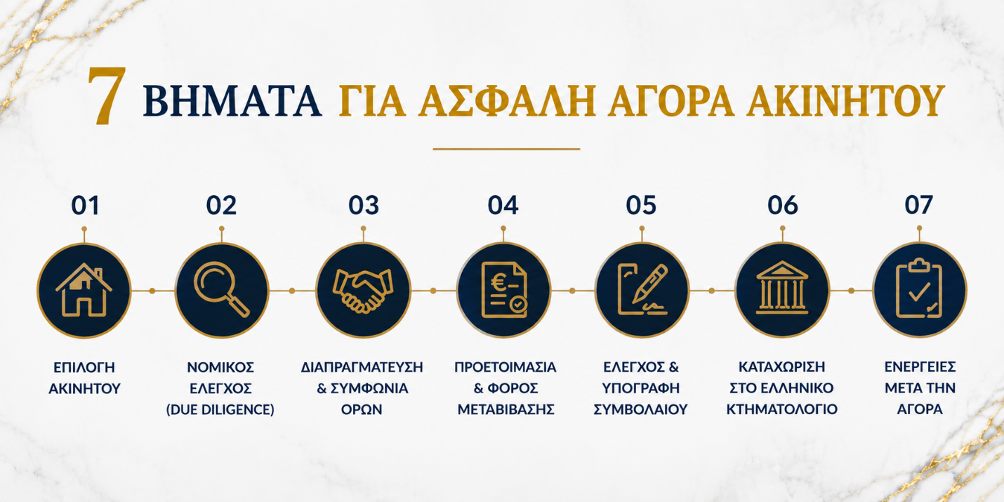 7 βήματα για ασφαλή αγορά ακινήτου στην Ελλάδα