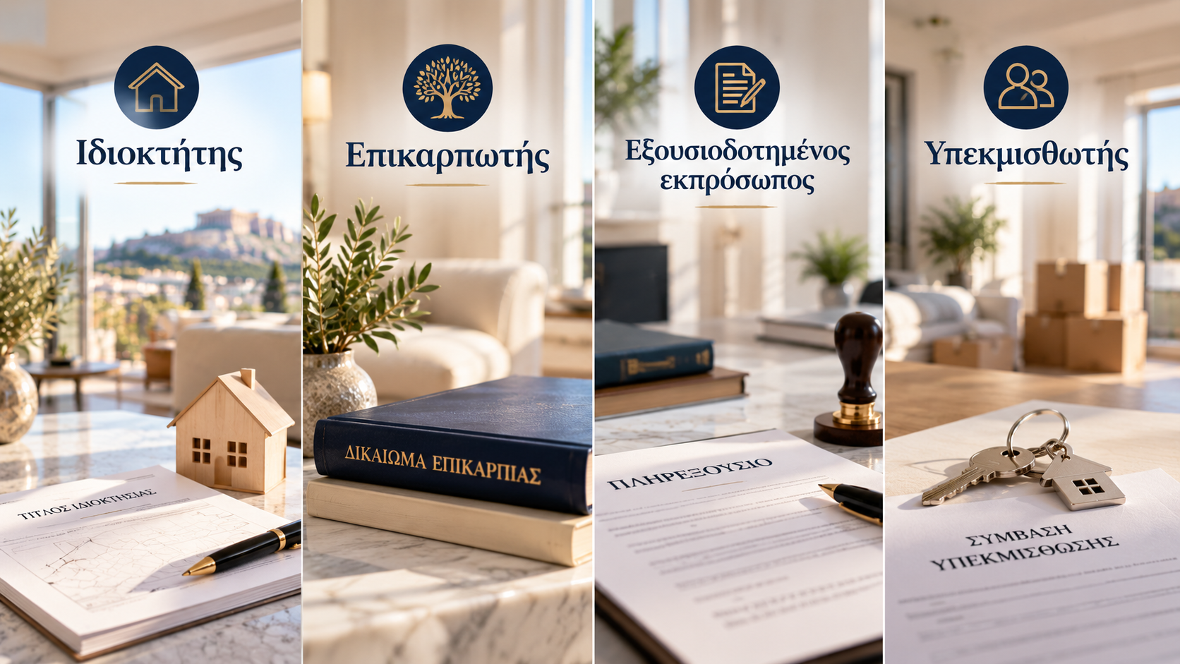 Ποιος μπορεί να εκμισθώσει ακίνητο: ιδιοκτήτης, επικαρπωτής, εξουσιοδοτημένος εκπρόσωπος, υπεκμισθωτής