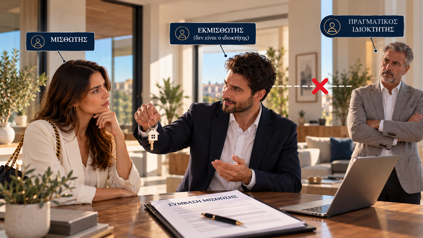 Μίσθωση αλλότριου ακινήτου – ο πραγματικός ιδιοκτήτης δεν δεσμεύεται από τη μίσθωση